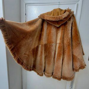 Christia Luxurious Italian Designer Shearling Reversable Coat, US size 12-14